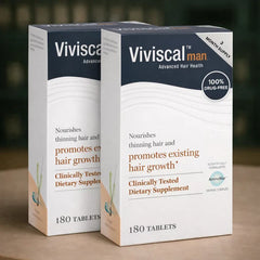 Viviscal Man Advanced Hair Growth Supplement (180 Tablets, Pack of 2) 6 Month Supply