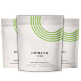 Nutrafol Women's Hair Growth Supplements 120 Capsules – 1 Month Supply Refill Pouch 3 Pack