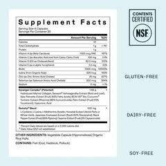 Nutrafol Women's Hair Growth Supplements 120 Capsules – 1 Month Supply Refill Pouch