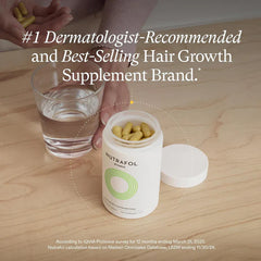 Nutrafol Women's Hair Growth Supplements 120 Capsules – 1 Month Supply Refill Pouch