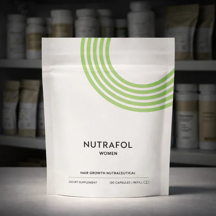 Nutrafol Women's Hair Growth Supplements 120 Capsules – 1 Month Supply Refill Pouch